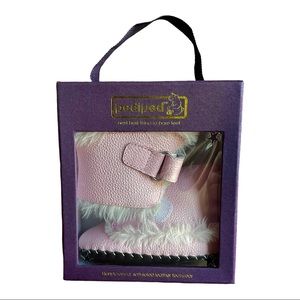 Pediped Baby Shoes Pink Leather 6-12 months Bootie Boots Handcrafted